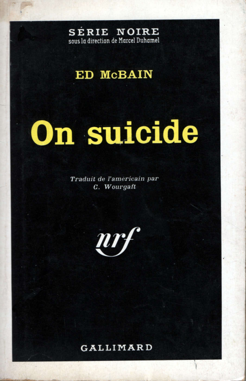 Couverture On suicide