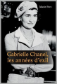 Couverture Gabrielle Chanel, les années d'exil Editions Slatkine 2021