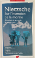 Couverture Sur l'invention de la morale Editions Flammarion (GF) 2018