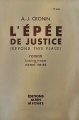Couverture L'Epée de justice Editions Albin Michel 1957