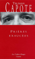 Couverture Prières exaucées Editions Grasset (Les Cahiers Rouges) 2006