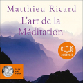 Couverture L'art de la méditation Editions Audiolib 2009
