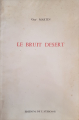 Couverture Le bruit desert Editions de l'Athanor 1976