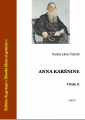 Couverture Anna Karénine, tome 2 Editions Litterature audio.com 2010