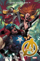 Couverture Avengers (Marvel Now), intégrale, tome 2 :  Jusqu'à la fin  Editions Panini (Marvel Deluxe) 2020