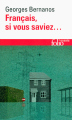 Couverture Français, si vous saviez...  Editions Folio  (Essais) 2017