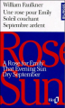 Couverture Une Rose pour Emily, Soleil couchant, Septembre ardent Editions Folio  (Bilingue) 1999