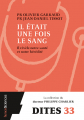 Couverture Il était une fois le sang Editions humenSciences (Dites 33) 2021