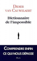 Couverture Dictionnaire de l'impossible Editions Plon 2013