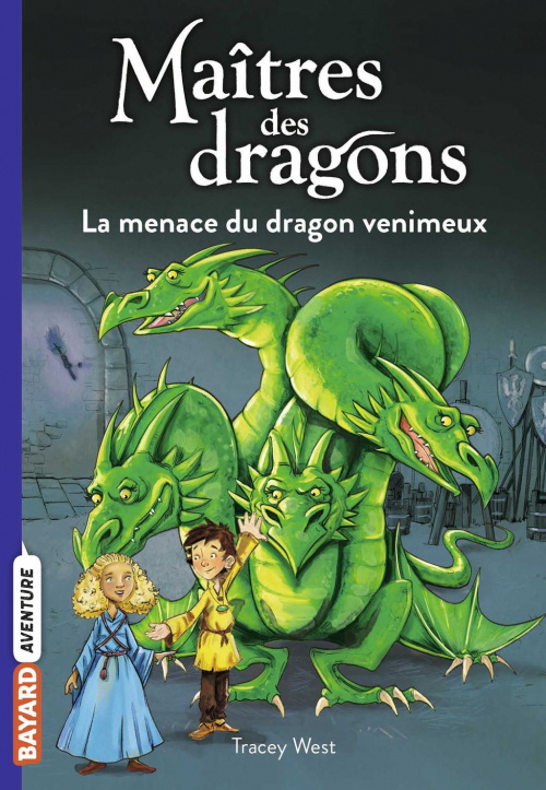 Couverture Maîtres des dragons, tome 05 : La Menace du dragon venimeux