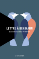 Couverture Lettre à Benjamin Editions La Peuplade 2021