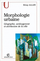 Couverture Morphologie urbaine Editions Armand Colin 2014
