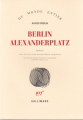Couverture Berlin Alexanderplatz Editions Gallimard  (Du monde entier) 2009