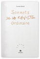 Couverture Sonnets de la révolte ordinaire Editions Aethalidès 2020