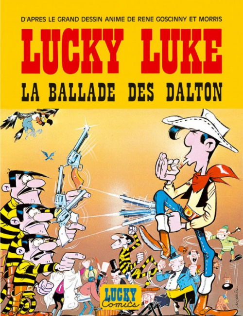 Couverture Lucky Luke, tome 48 : La Ballade des Dalton et autres histoires