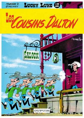 Couverture Lucky Luke, tome 12 : Les Cousins Dalton