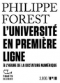 Couverture L'Université en première ligne Editions Gallimard  (Tracts) 2020