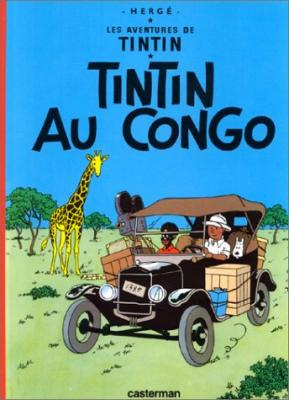 Couverture Les aventures de Tintin, tome 02 : Tintin au congo