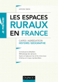 Couverture Les Espaces ruraux en France Editions Dunod 2018