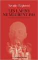 Couverture Les lapins ne meurent pas Editions Jacqueline Chambon 2012