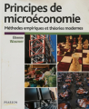 Couverture Principes de microéconomie Editions Pearson 2010