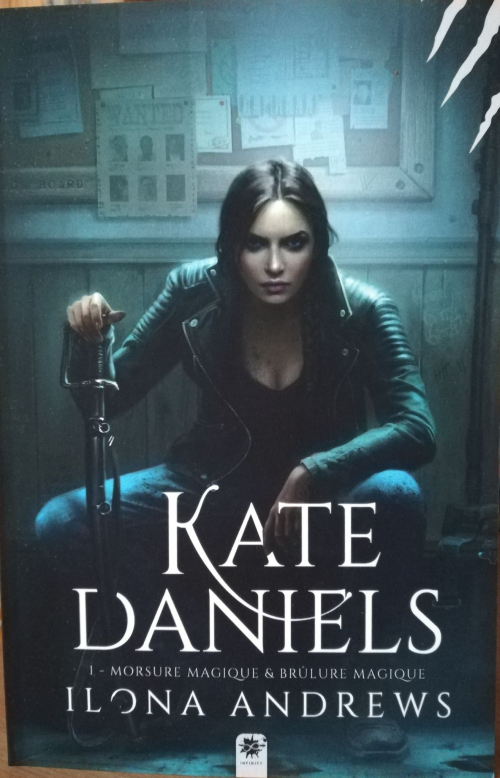 Couverture Kate Daniels, intégrale, tome 1 & 2 : Morsure Magique & Brûlure magique