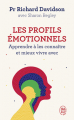 Couverture Les profils émotionnels Editions J'ai Lu (Bien-être) 2018