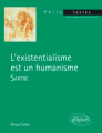 Couverture L'existentialisme est un humanisme Editions Ellipses 2018