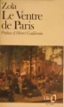 Couverture Le ventre de Paris Editions Folio  1979