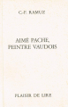 Couverture Aymé Page : peintre vaudois Editions Plaisir de lire 1985