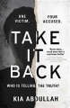 Couverture Take it back Editions HarperCollins 2020