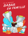 Couverture Babar en famille Editions Hachette 1990
