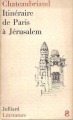 Couverture Itinéraire de Paris à Jérusalem Editions Julliard 1964