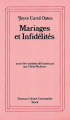 Couverture Mariages et infidélités Editions Stock (Nouveau Cabinet cosmopolite) 1980