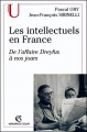Couverture Les intellectuels en France, de l'Affaire Dreyfus à nos jours Editions Armand Colin (U) 2002
