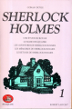 Couverture Sherlock Holmes : Une étude en rouge, Le signe des quatre, Les aventure de Sherlock Holmes, Les mémoires de Sherlock Holmes, Le retour de Sherlock Holmes Editions Robert Laffont (Bouquins) 1979