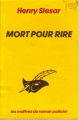 Couverture Mort pour rire Editions du Masque (Les maîtres du roman policier) 1995
