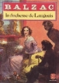 Couverture La duchesse de Langeais Editions Le Livre de Poche 1991