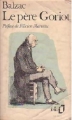 Couverture Le Père Goriot Editions Folio  1973