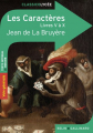 Couverture Les Caractères Editions Belin / Gallimard (Classico - Lycée) 2021
