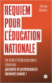 Couverture Requiem pour l'éducation nationale Editions Le Cherche midi 2021