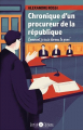Couverture Chronique d'un procureur de la République  Editions Enrick B 2021