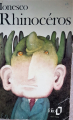 Couverture Rhinocéros Editions Folio  1982
