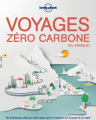 Couverture Voyages zéro carbone Editions Lonely Planet 2020