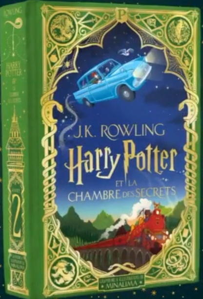harry potter and the chamber of secrets book minalima