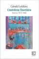 Couverture L'extrême frontière Editions Prise de parole 2015