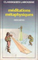 Couverture Méditations métaphysiques Editions Larousse (Classiques) 1973