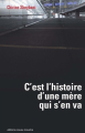 Couverture C'est l'histoire d'une mère qui s'en va Editions Cousu Mouche 2020