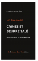 Couverture Crimes et beurre salé Editions La Sirène aux yeux verts 2021