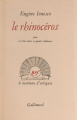 Couverture Rhinocéros Editions Gallimard  (Le Manteau d'Arlequin – Théâtre français et du monde entier) 1959